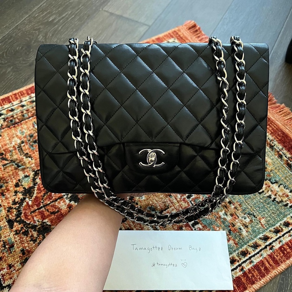 Chanel Classic Jumbo Black Single Flap Bag